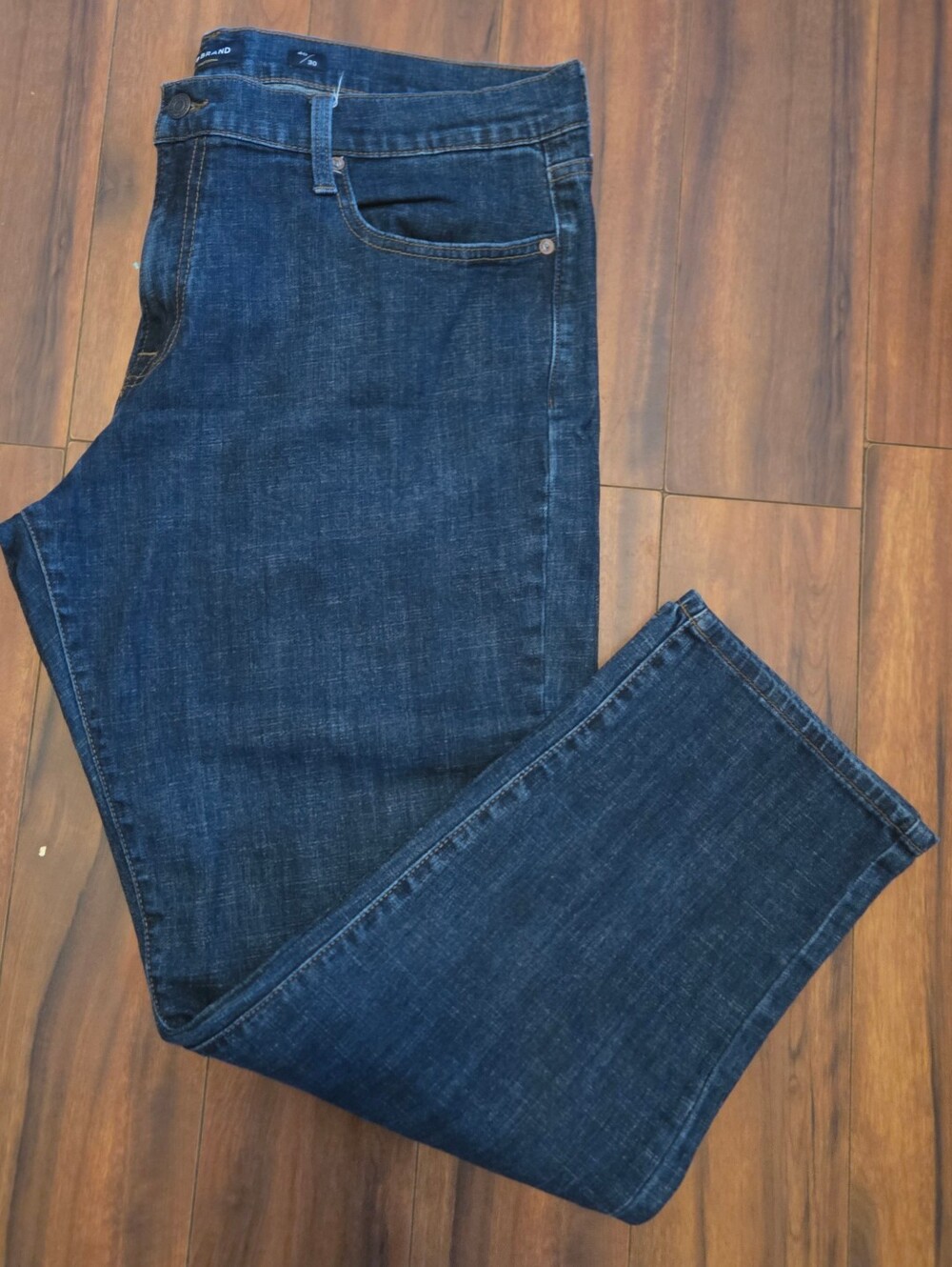 EUC Men's Lucky Brand 221 Straight Fit Jeans in Dark Blue Denim Size 40/30